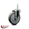 Service Caster 5 Inch Gray Polyurethane Wheel Swivel 34 Inch Threaded Stem Caster Service Caster SCC-TS20S514-PPUB-34212 - alternate 2